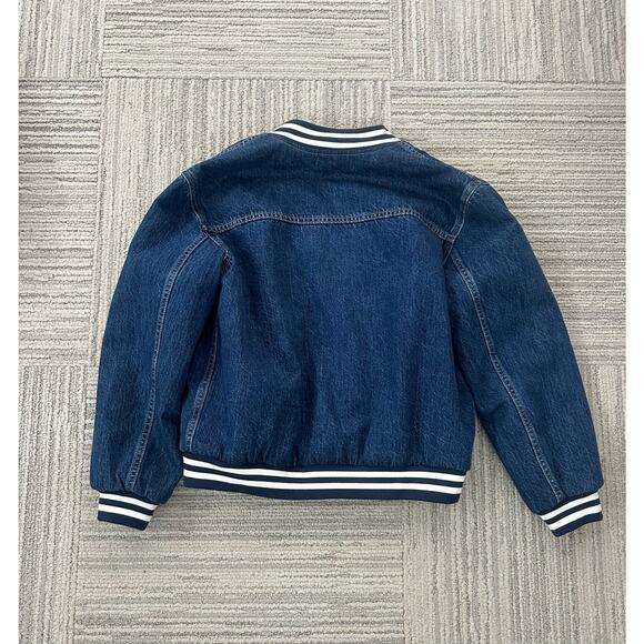 Madewell Denim Varsity Jacket / Small - Picture 5 of 5